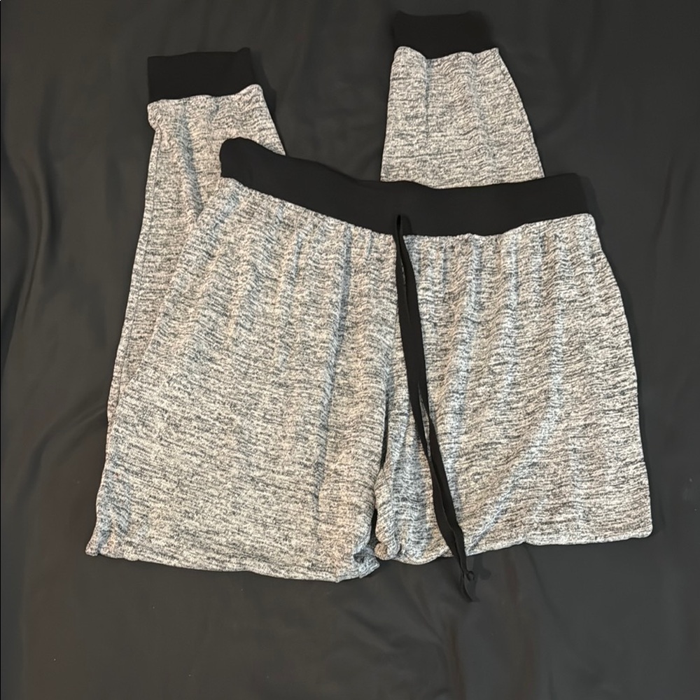 Source Unknown Gray and Black Track Pants